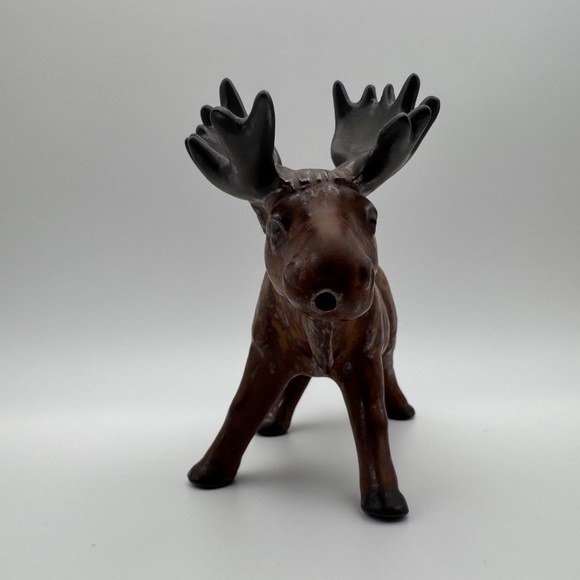 Vintage Eddie Bauer Brown Cermaic Rustic Cabin Moose Creamer - Picture 8 of 8